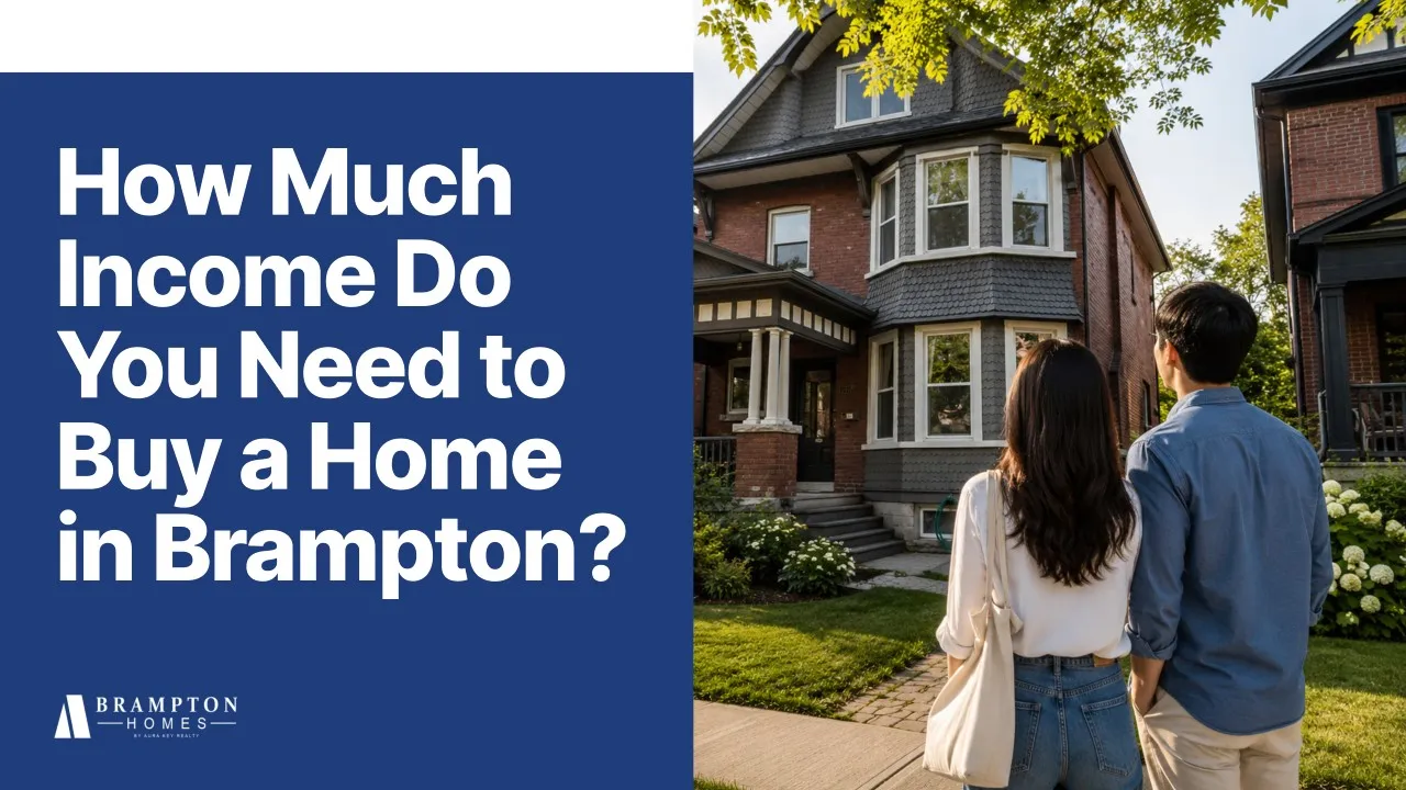 How Much Income Do You Need to Buy a Home in Brampton - Featured Image - Brampton Homes