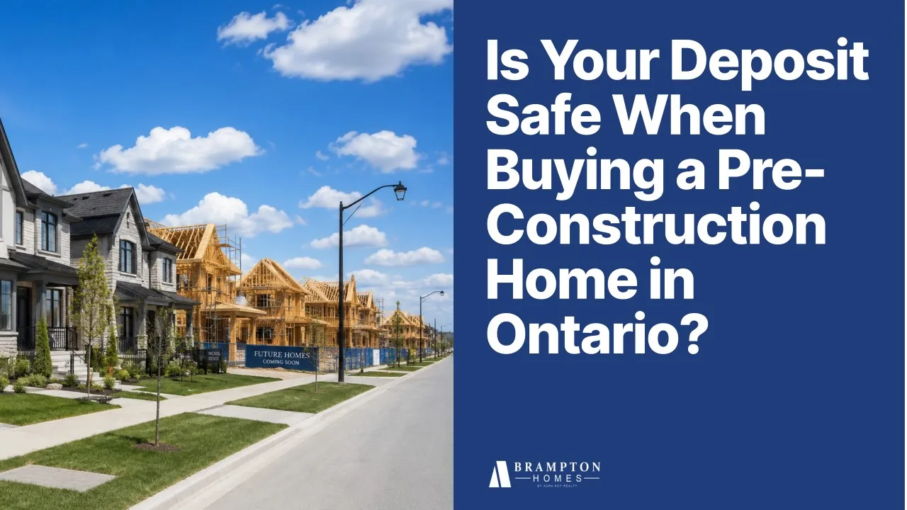 Is Your Deposit Safe When Buying a Pre-Construction Home in Ontario - Featured Image - Brampton Homes